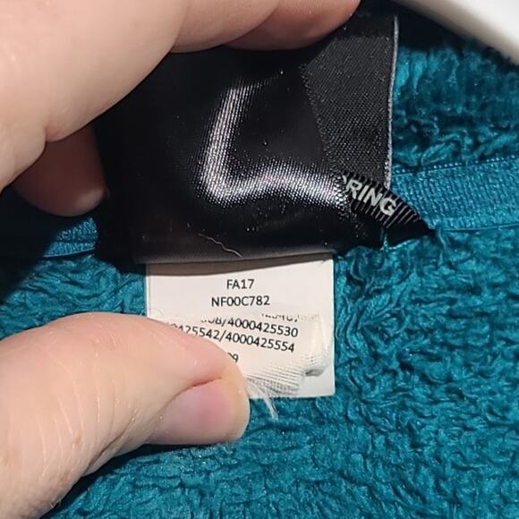 The North Face Blue Green Osito 2 Jacket Size Medium - Picture 5 of 8